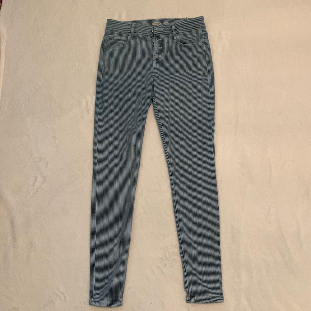 Old Navy Super Skinny Striped Jeans/SZ 4